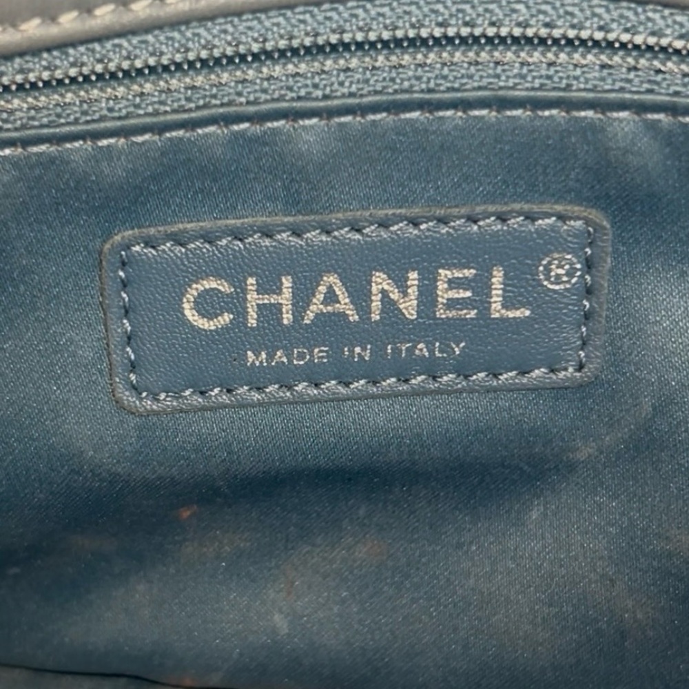 Chanel Blue Crossing Chevron Flap Bag - Picture 10 of 13
